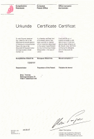 Patent f�r Einschie�ger�t in europ�ischen L�ndern