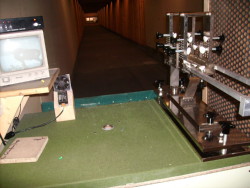 Einschie�bock in Schie�anlage